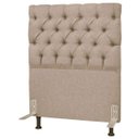 Ver imagem 1 de Cabeceira Cama Box Solteiro 90cm Cristal Linho Bege - JS Móveis