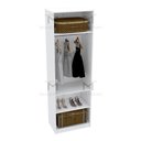 Ver imagem 5 de MÓDULO CLOSET A2,20 COM CABIDEIRO E MALEIRO M298.B (CLOSET LOJA) MUNDI MOVEIS