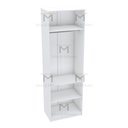 Ver imagem 4 de MÓDULO CLOSET A2,20 COM CABIDEIRO E MALEIRO M298.B (CLOSET LOJA) MUNDI MOVEIS