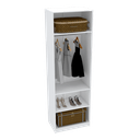 Ver imagem 1 de MÓDULO CLOSET A2,20 COM CABIDEIRO E MALEIRO M298.B (CLOSET LOJA) MUNDI MOVEIS