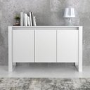 Ver imagem 1 de Balcão para Escritório com 3 Portas Branco