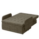 Ver imagem 5 de Sofá Cama 2 Lugares Casal 1,30 Mts Pompeia Sissy Matrix Cor:Chenile Prime Marrom