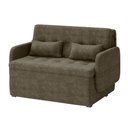 Ver imagem 3 de Sofá Cama 2 Lugares Casal 1,30 Mts Pompeia Sissy Matrix Cor:Chenile Prime Marrom