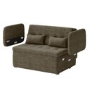 Ver imagem 4 de Sofá Cama 2 Lugares Casal 1,30 Mts Pompeia Sissy Matrix Cor:Chenile Prime Marrom
