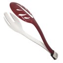 Ver imagem 3 de Pegador Kit 2 Unidades Salada Alimentos Cozinha Utensilio Garfo Colher Refeiçao Resistente