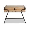 Mesa Lateral Decorativa Tripck Em Madeira Baú 44,5Cm Altura - 2