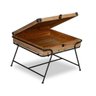 Mesa Lateral Decorativa Tripck Em Madeira Baú 44,5Cm Altura - 1