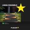 Poste Balizador Luminária Cogumelo Piso Jardim 45cm Preto - 3