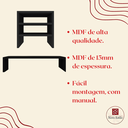 Ver imagem 5 de Kit Suporte de Mesa Monitor e Escaninho Organizador Preto