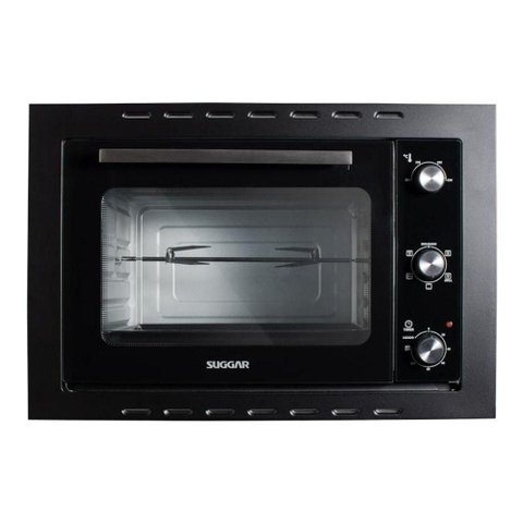 Forno Elétrico Embutir Suggar FE5002PT 50L 1800W Grill Espeto Giratório Preto 220V