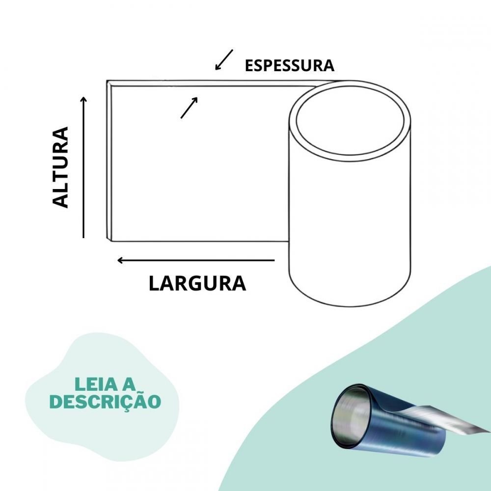 Bobina Chapa 0,30mm Alumínio 40 Cm X 55 M Civitt - 4