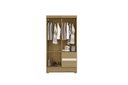 Ver imagem 2 de Guarda Roupa Coimbra 4 Portas 2 Gavetas Atacama Off White - Aramóveis
