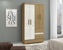 Ver imagem 1 de Guarda Roupa Coimbra 4 Portas 2 Gavetas Atacama Off White - Aramóveis