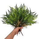 Ver imagem 2 de Kit 20 Mini Buquês de Ruscus Artificial 35cm | Folhagem Premium para Decoração Elegante