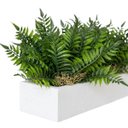 Ver imagem 1 de Kit 20 Mini Buquês de Ruscus Artificial 35cm | Folhagem Premium para Decoração Elegante
