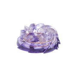 Orgonite Turbilhão Lilás com Ametista - 1