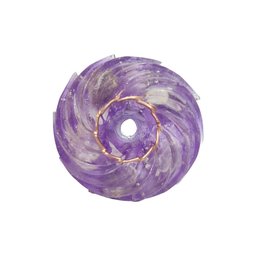 Orgonite Turbilhão Lilás com Ametista - 2