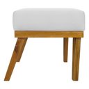 Ver imagem 6 de Puff Decorativo Retangular Firenze - Branco Corino