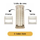 Ver imagem 4 de Estante Infantil Branca Porta Livros Com Prateleira para Brinquedos 100% MDF - Vieira