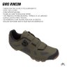 Sapatilha Mtb Ciclismo Giro Rincon Verde + Pedal Shimano M505 - Verde - 44 Br / 46 Eur - 3