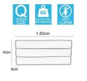 Ver imagem 2 de Cabeceira Box Shop Line Queen 1,60m Painel Em Couro Sintético Preto