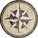 Ver imagem 1 de Rosa Dos Ventos em Mosaico Exclusivo Tamanho 60cm