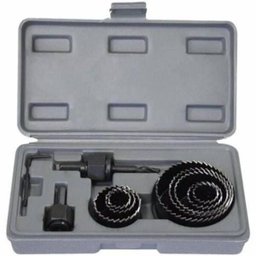 Kit Jogo de Serra Copos 11 Pcs com Maleta,mandrial Hexagonal - 1