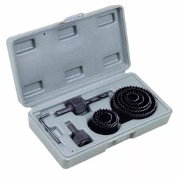 Kit Jogo de Serra Copos 11 Pcs com Maleta,mandrial Hexagonal - 3