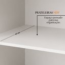 Ver imagem 5 de Guarda-Roupa Modulado Versa em MDF 2 Portas com 2 Cabideiros