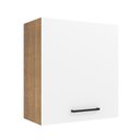 Ver imagem 1 de Armário de Cozinha Aéreo 60 cm 1 Porta Rustic/Branco Agata Madesa