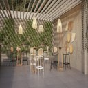 Ver imagem 2 de Banqueta Positano em Polipropileno - Cor Nude