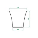 Ver imagem 4 de Vaso Plantar plantas Frutíferas Taça 70x80 - CINZA CIMENTO 004