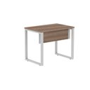 Ver imagem 3 de Escrivaninha Mesa Escritório PE25 90cm Walnut e Cinza