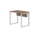 Ver imagem 6 de Escrivaninha Mesa Escritório PE25 90cm Walnut e Cinza