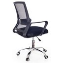 Ver imagem 6 de Cadeira de Escritório Secretária com Base Cromada com Rodinha Fortt Madri Preta - Csf05-p