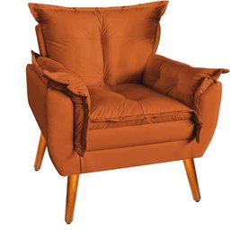 Poltrona Decorativa Opala Suede Terra - 3