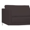 Ver imagem 2 de Poltrona Decorativa Sala de Estar Maia 106cm C34 Corino Marrom - Domi