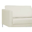 Ver imagem 2 de Poltrona Decorativa Sala de Estar Maia 106cm C26 Corino Bege Claro - Domi