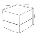 Ver imagem 5 de Poltrona de Amamentação com Balanço e Puff Lívia Linho Cinza - Phoenix