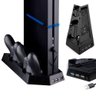 Base Ps4 Slim com Cooler Carregador de Joystick + Hub USB - 3