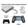 Kit Bateria Do Controle Playstation 4 Ps4 2000mah + Cabo Usb - 2