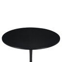 Ver imagem 2 de Mesa Saarinen Tulipa Redonda 100cm Tampo Madeira Preta 5 Lugares