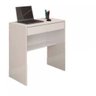 Mesa Escrivaninha com 1 Gaveta e Prateleira em MDF - Branco - 1