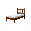 Ver imagem 3 de Cama de Solteiro em Madeira Maciça com Colchão