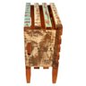 Mesa de Canto Mesa para Cabeceira Ripada Fabricada em Madeira D - 6