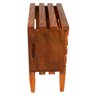 Mesa de Canto Mesa para Cabeceira Ripada Fabricada em Madeira D - 5