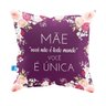 Almofada Divertida Mães Única Roxa Pelúcia 40x40 - 1