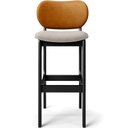 Ver imagem 6 de Kit 6 Banquetas Alta Bar Cozinha Jantar Betta L02 Preto Couríssimo Whisky Linho Bege - Lyam Decor