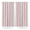 Ver imagem 1 de Cortina Infantil Quarto Menina Estrelas 2,60x1,50m Mod03