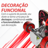 Suporte de Parede para Longboard - Estilo e Funcionalidade-longboard/skate/cruiser/esporte- Branco - 5